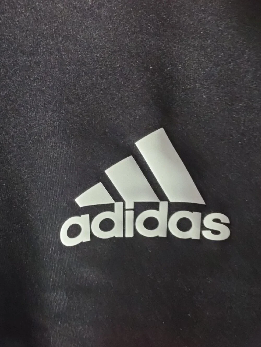 adidas Men’s Black and Red Stripe Soccer Jersey